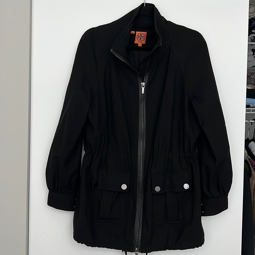 Tory Burch black trench coat